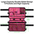 thumbnail image 3 of SupreGear Walker Bag, Rollator Wheelchair Storage Pouch with Cup Holder, Water-Resistant Nylon, Red Plaid, 3 of 9