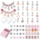 thumbnail image 1 of Bracelet Making Kit for Girls, 63PCS Charm Bracelets Kit with Beads, Jewelry Charms, Bracelets for DIY Craft, Jewelry Gift for Teen Girls(pink), 1 of 2
