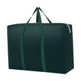 thumbnail image 2 of Bolsa de almacenamiento extragrande para ropa de cama, bolsa multifuncional para mudanzas, bolsa para lavandería Verde, 2 of 9