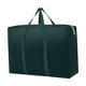 thumbnail image 2 of Bolsas de mudanza, bolsas de almacenamiento grandes, bolsas ahorradoras de espacio, manta impermeable con cremallera Verde, 2 of 9