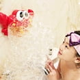 thumbnail image 4 of Juguetes de baño, juguetes para bebés, juguetes de baño con pompas de jabón, juguetes con música para niños de 1 año a 2 años en adelante, color rojo brillar Electrónica, 4 of 5