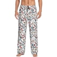 thumbnail image 1 of Balery Christmas Elements Pantalones de pijama para hombre, pijama ultraligero, pantalón de descanso-Large, 1 of 6