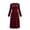 Wine, variant on Tqcoqu Long Sleeve Dresses for Women,2026 Fall Winter Casual Flowy A-Line Boho Midi Party Long Dress with Pockets,Army Green Women's S-XXL