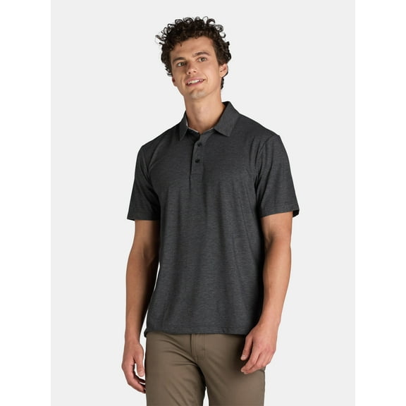 George Men’s and Big Men's Poly Polo Shirt, Sizes S-3XL