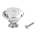 thumbnail image 1 of Perilla de cajón de cristal, 1 pieza Perilla de cajón de diamante de cristal Manija de cajón de grado profesional, 1 of 9