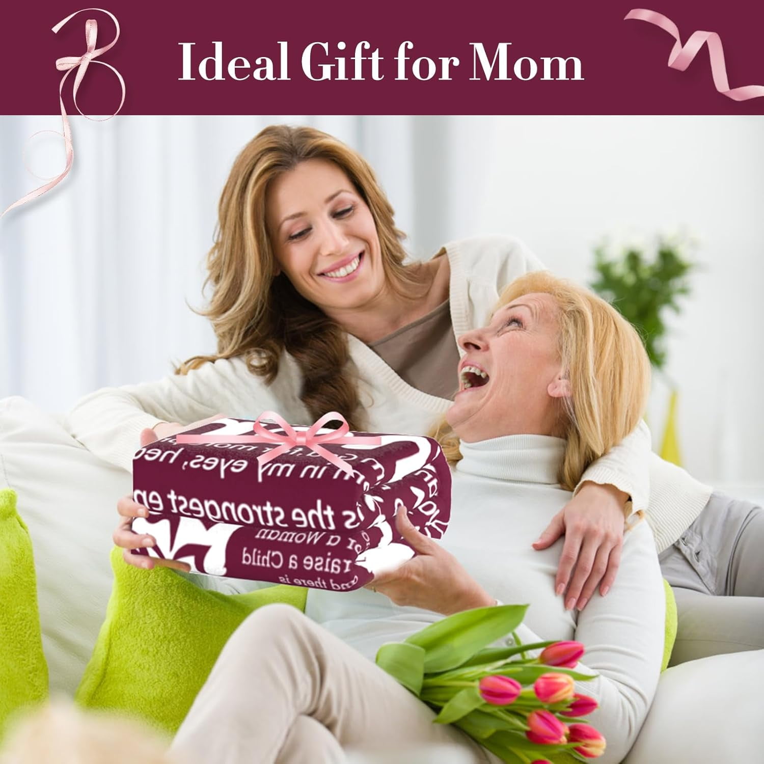 I Love You Mom Blanket for Mom, Valentines Gifts for Mom from Daughter Son, Birthday Gifts for Women Who Has Everything, Blanket Gift for Her, I Love You Mom Throw Blanket