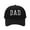 Black, variant on WCJM Black Polyester Vintage Washed Baseball Cap Adjustable Cotton Dad Hat For Women Men