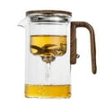 thumbnail image 1 of Tea Infuser Pot with Magnetic Filtration - Heat-Resistant Glass Teapot Magnetic Infusion Cup Tea Set, 1 of 4