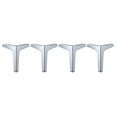 thumbnail image 1 of Patas de Muebles Sunnimix Juego de 4 Plata 15cm, 1 of 8