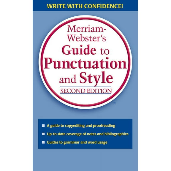 Merriam-Webster's Guide to Punctuation and Style, (Paperback)