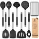 thumbnail image 1 of Juego de utensilios de cocina Bundlepro de silicona, 8 piezas con juego de acero inoxidable, 1 of 8