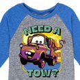 thumbnail image 3 of Disney Cars - Mater Need A Tow - Toddler & Youth Raglan Graphic T-Shirt, 3 of 4