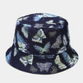 thumbnail image 2 of ZHENHONG Bucket Hats for Women and Men Fashion Sunshade Basin Hat Outdoor Hat Casual Solid Color Headwear Navy, 2 of 2