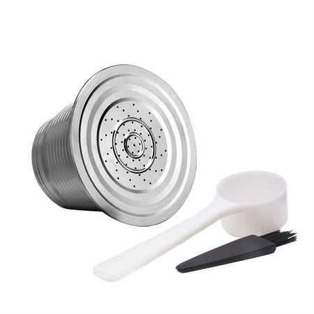 

Bluelans Stainless Steel Refillable Espresso Coffee Capsule Filter Tamper for Nespresso