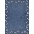 thumbnail image 1 of LR Resources SEADE81872AWT5370 Tapis d'Espace Rectangle Intérieur Extérieur à Bordure d'Ancre Nautique, 1 of 1