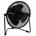 thumbnail image 3 of SHISUYAN Mini Desktop USB Clock Cooling Fan Portable Metal Build in Message Temperature Display Fan for, 3 of 9