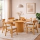 thumbnail image 4 of Ilios Innova | Comedor Redondo Moderno de Madera con 6 Sillas Acolchadas, Diseño Decorativo para Comedor, Sala o Espacios Contemporáneos de tu hogar, 4 of 9