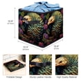 thumbnail image 3 of Pangolin Foldable Storage Cubes with Handle, 10.8"x10.5"x10.6", Large Capacity Storage Basket Containers, 3 of 6