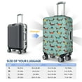 thumbnail image 6 of Daiia Dachshund Dog Puppy Luggage Cover, Thickened Washable Travel Luggage Covers, Elastic Unique Baggage Covers for 18-20 inch Luggage-Small, 6 of 9