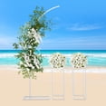 thumbnail image 2 of Denest Arch Ballon Stand Backdrop Stand for Parties Wedding Flower Stand+2*Flower Stand, 2 of 22