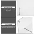 thumbnail image 5 of LABSERRON Document Frame Acrylic Clear 1Set 17.00X13.00X0.50CM, 5 of 7