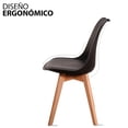 thumbnail image 4 of Sillas Tulip Tipo Eames Mirel Set de 4 Piezas Negras, 4 of 10