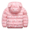 thumbnail image 2 of Winter Savings Clearance! Edvintorg Christmas Jackets For Kids Boys Girls Toddler Baby Winter Christmas Cartoon Windproof Coats Deer Hooded Warm Jacket 12M-7Y Children Outerwear With Zipper, 2 of 4