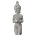 thumbnail image 2 of Urban Trends Collection 8" Cement Kneeling Buddha Figurine in Karana Mudra Hand Position, 2 of 4