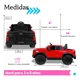 thumbnail image 4 of Carro Montable Eléctrico Niño Camioneta Pickup Con Control Rojo, 4 of 5