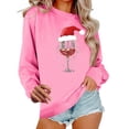 thumbnail image 2 of FDGIU 2025 Women's Sequined Snowflake Blouse – Christmas Long Sleeve Tee, Party Vacation Casual Top‌, 2 of 6