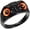 Black Orange, variant on 10MM Unisex Stainless Steel Vintage Gothic Demon Eye Owl Biker Ring with Gemstone Eyes