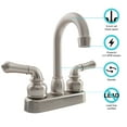 thumbnail image 2 of Dura Faucet Classical Bar Faucet for RV Bars - Brushed Satin Nickel, 2 of 7