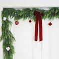 thumbnail image 6 of Guvpev 9FT Christmas Cedar Garland, Real Touch Winter Pine Garland, Artificial Cypress Greenery Garland, Indoor & Outdoor Holiday Decor for Mantel, Stairs, Table, Porch, Wall, Christmas Decoraitons, 6 of 8