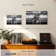 thumbnail image 3 of Elephant Stock Monochrome Vintage Airplane Wall Art - Horizontal Multi Panel Canvas - Living Room Wall Decor - Transportation Multi Panel - Black And Gray Decor - 23" x 14", 3 of 4