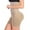 Nude, variant on Women's High Waist Ultra Firm Control Tummy Body Shaper Panty Seamless Smooth Thigh Slimmer Body Shorts Shaping Brief Shapewear