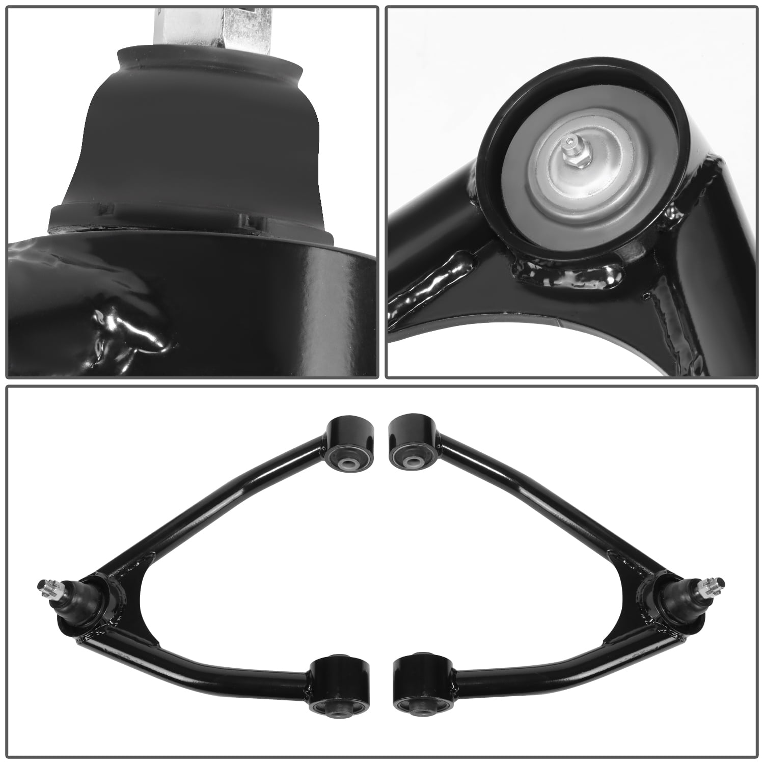 J2 Engineering J2-FUCA-CSI07-BB For 2007-2019 Silverado Tahoe Sierra Yukon XL 2"-4" Lifted Front Upper Control Arms Black