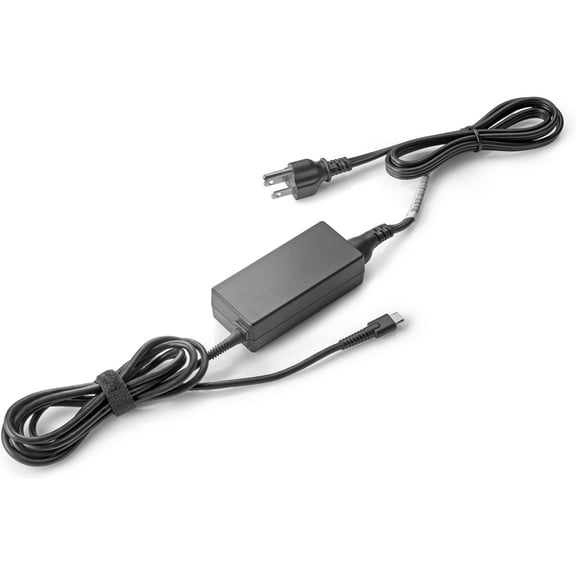 HP 45W USB-C LC Power Adapter | Compatibility: HP Chromebook PCs with USB-C port