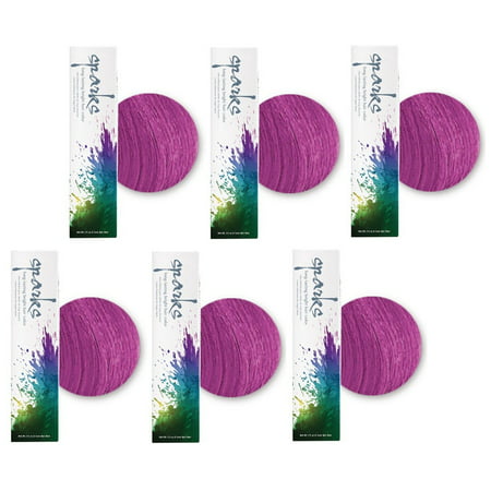 SPARKS Lasting Bright Permanent Hair Color Rad Raspberry 3oz HC-00400 (6