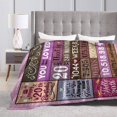 thumbnail image 4 of Wijzvio 20th Birthday Gift Throw Blanket Soft Fuzzy Fleece Blanket For Couch Bed Living Room Decoration 80"X60", 4 of 9