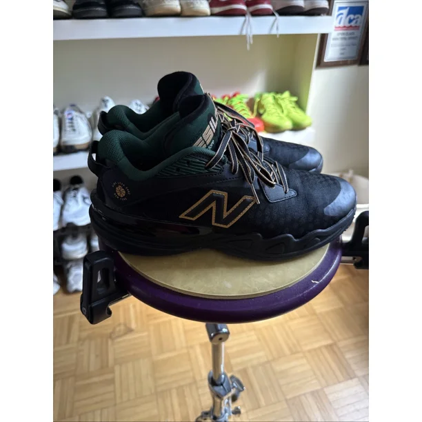 New Balance Sneaker Aime Leon Dore Hesi V2 Low Black Green Mens 9 Preowned