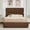 Coffee Brown, variant on Full Size Bed Frame with Lift Up Storage, Velvet-Like Upholstered Platform Bed with 57" Tall Headboard, Wood Slat Support, No Box Spring Needed, Cream White