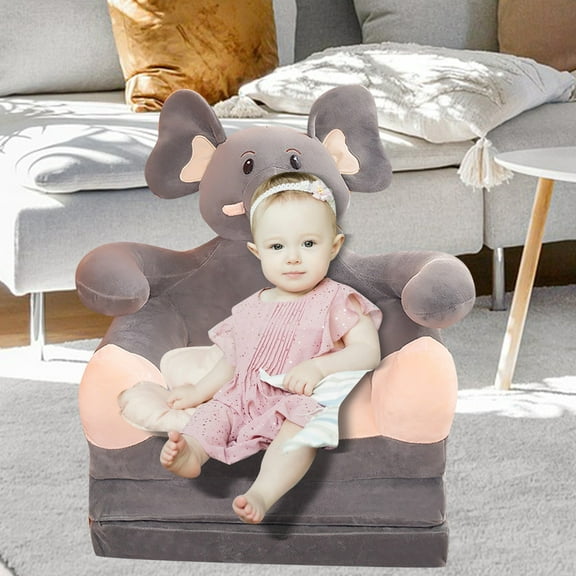 Cozy Cartoon Kids Sofa Foldable Chair for Baby Girls & Boys Lazy Lounger Seat for Playrooms & Bedrooms!