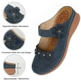 thumbnail image 3 of Ecetana Clogs for Women Slip On Shoes Comfort Women Mules Closed Toe Sandals with Hook Loop, 3 of 5