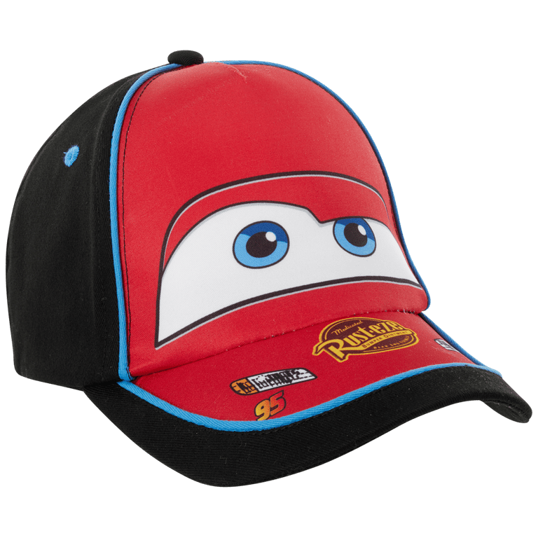 Disney Red Pixar Cars 3 Boys Girls Bucket Hat Toddler Lightning McQueen 95