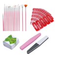 thumbnail image 2 of Juego de 5 piezas con bolígrafo, esponja, limas y moldes para un arte de uñas perfecto, kit profesional de extensión de uñas, 2 of 8