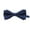 Blue, variant on Xfvqtps Bow Ties for Men Solid Color Stripe Adjustable Pre-Tied Neckties Double Layer Bow for Wedding Party Wine