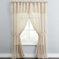 thumbnail image 2 of BrylaneHome BH Studio Sheer Voile 5 Piece One-Rod Curtain Set, 2 of 6