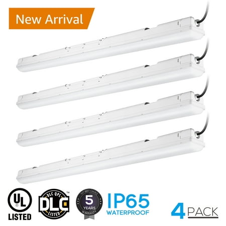 LEONLITE 4 Pack 70W LED Shop Light, Shop Lights For Garage, LED Shop Lights For Garage, Basement, Workshop, 5000K