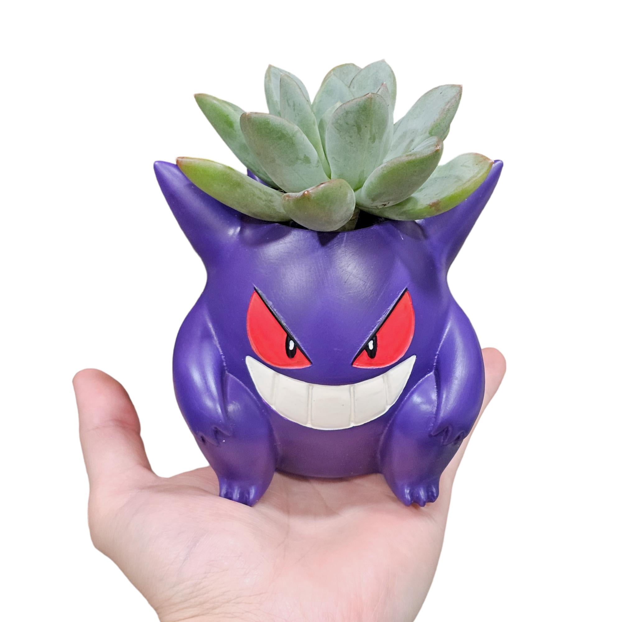 Gengar Planter Pot – 5 Inch | Fun Pokemon Succulent Pot with Drainage Hole