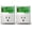 N017-120V-20A-2 Pack, variant on Surge Protector, Surge Protector Outlet for Refrigerator, Wall Power Protector Plug in for TV, , Washing Machine, Freezer and Appliances, 120VAC, 20Amp, 2400Watts, 2 Pack